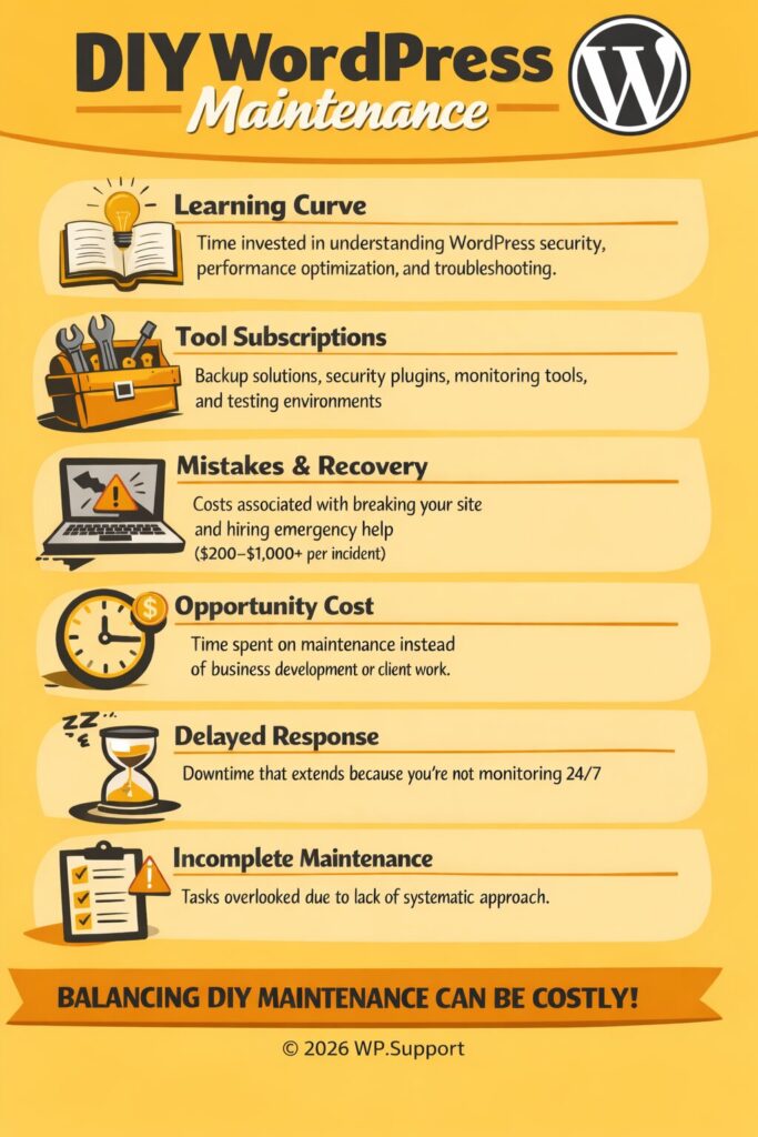 WordPress DIY mainteance list