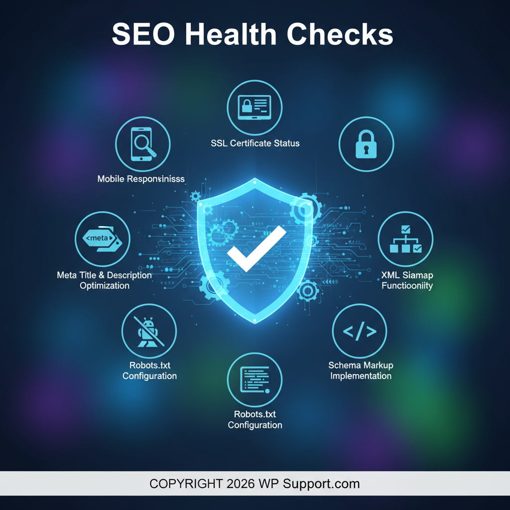 Website maintenance SEO health checks.