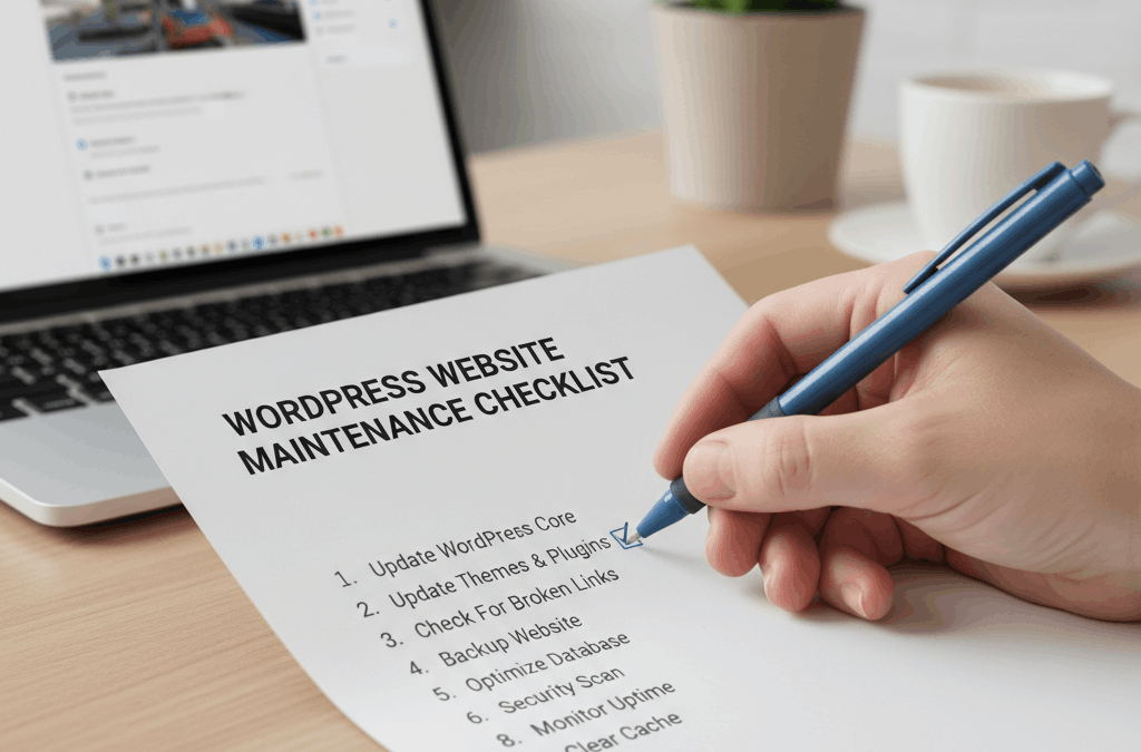 Monthly WordPress Maintenance: A Complete Checklist